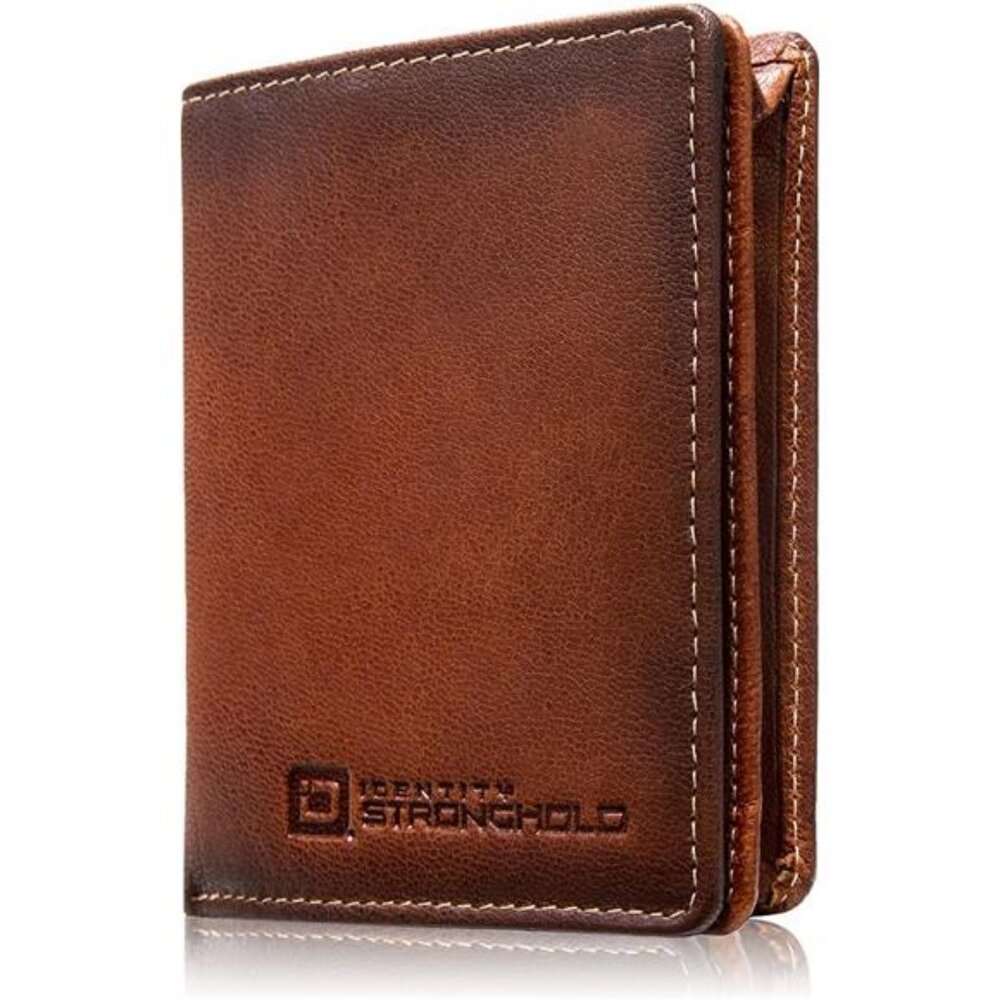 ID Stronghold Waltlet - RFID Blocking Bifold Wallet for Men with Magnetic Clasp